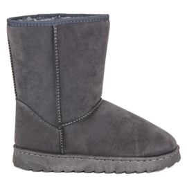 Hohe VINCEZA Schneestiefel grau