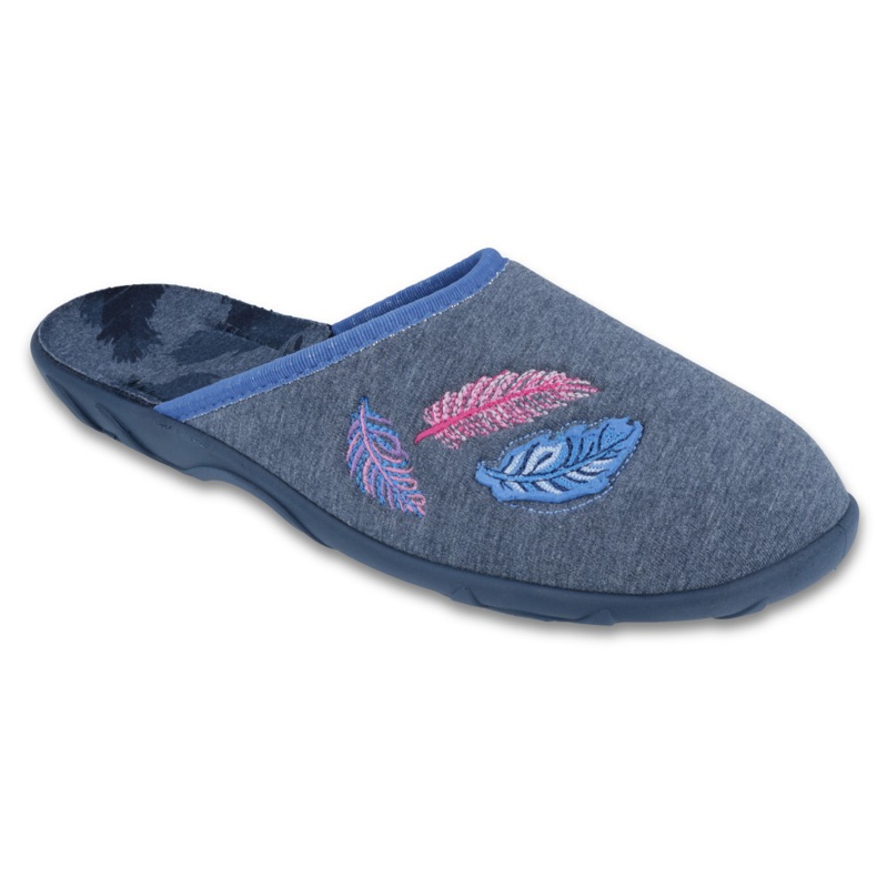 Befado farbige Damenschuhe 235D165 blau