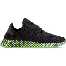 Adidas Deerupt Runner Core Schwarz Core Black Ash Blue