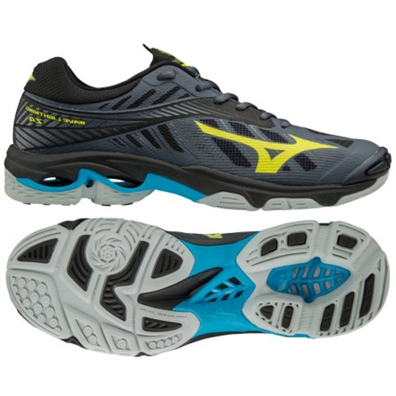 Mizuno Wave Lighting Z4 M V1GA180047 Volleyballschuhe schwarz grau