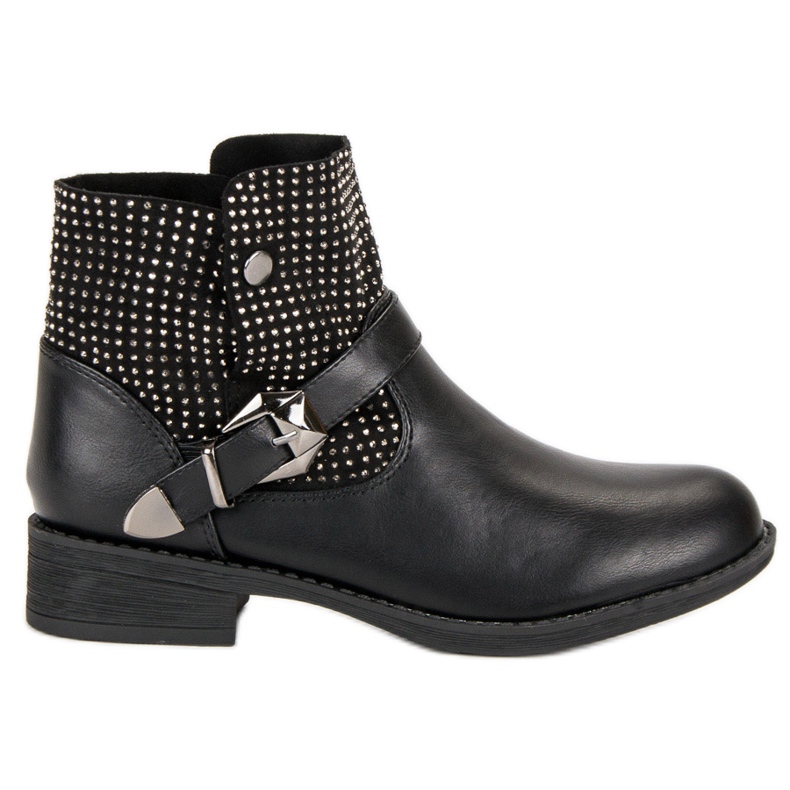 Rockstiefel für Damen schwarz