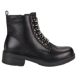 Rock schwarze Stiefel
