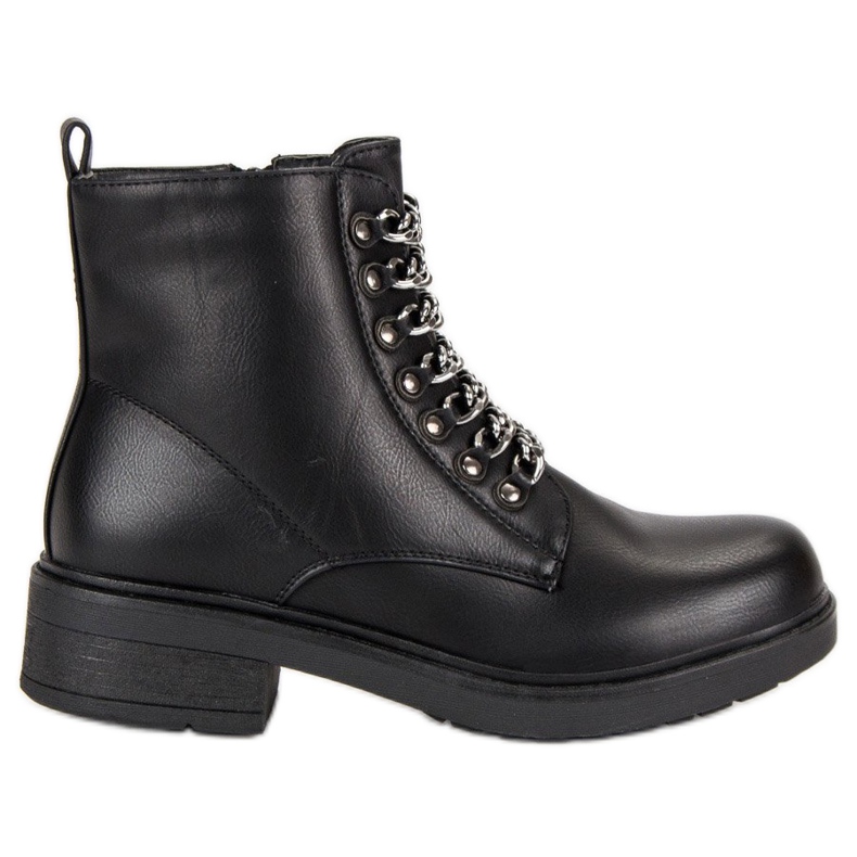 Rock schwarze Stiefel