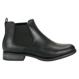 Low Booties Jodhpur-Stiefel schwarz