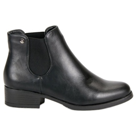 Vices Schwarze Chelsea Boots Laster