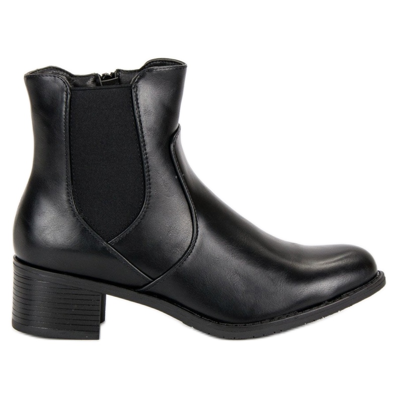 Schwarze Chelsea-Boots von VINCEZA