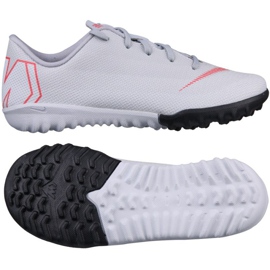 Nike Mercurial VaporX 12 Academy Tf Jr AH7353-060 Fußballschuhe grau grau