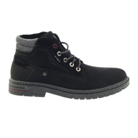 American Club Amerikanische Wanderschuhe Winter Trekkingschuhe schwarz