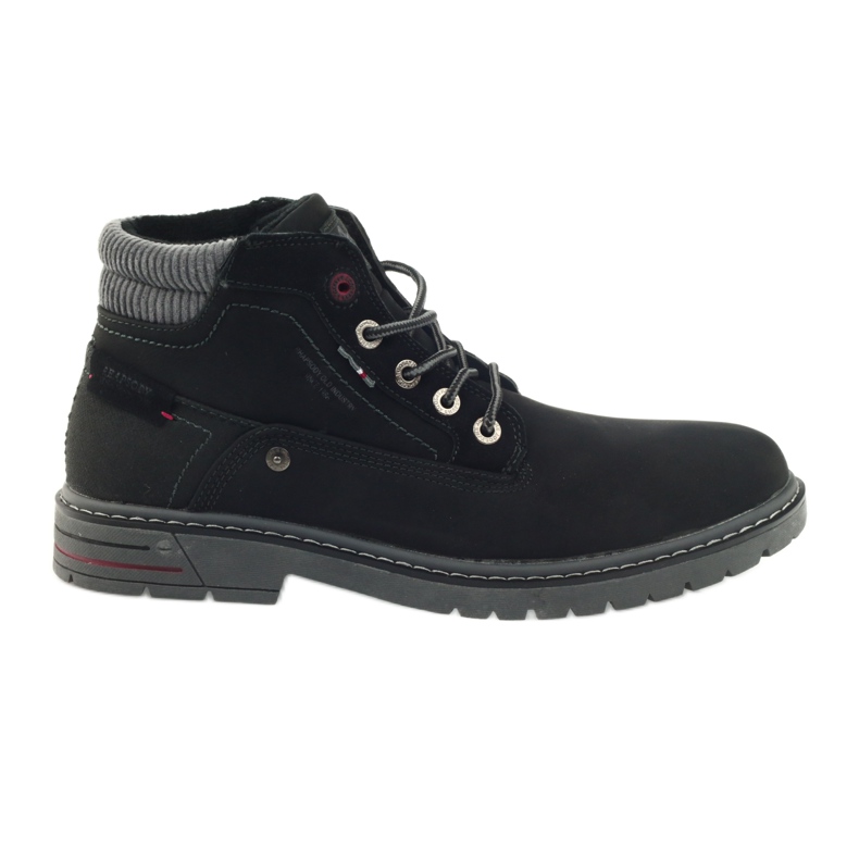 American Club Amerikanische Wanderschuhe Winter Trekkingschuhe schwarz