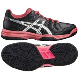 Asics Gel Squad 70 W E568Y-9093 Handballschuh schwarz schwarz