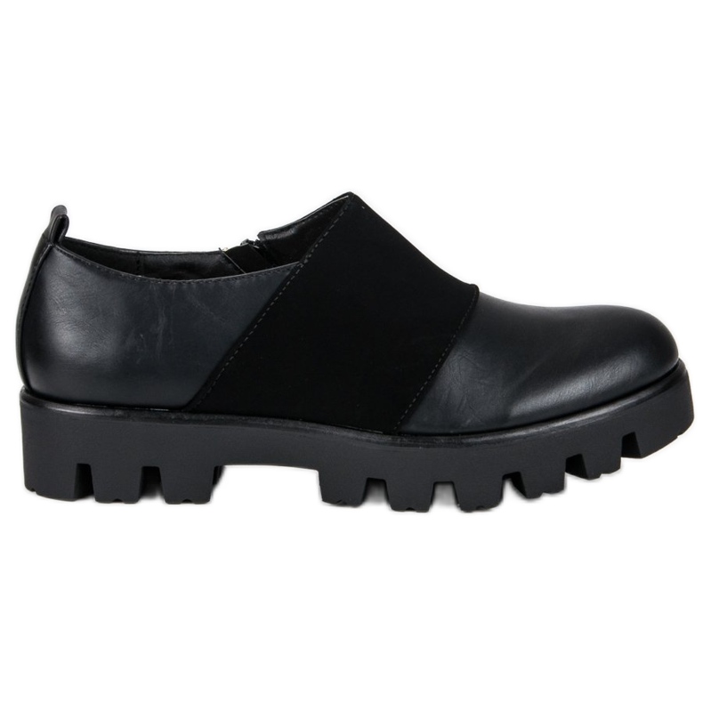 J. Star Modische schwarze Schuhe
