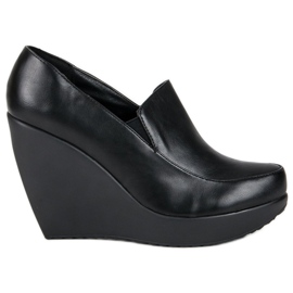 J. Star Schwarze Keilabsätze