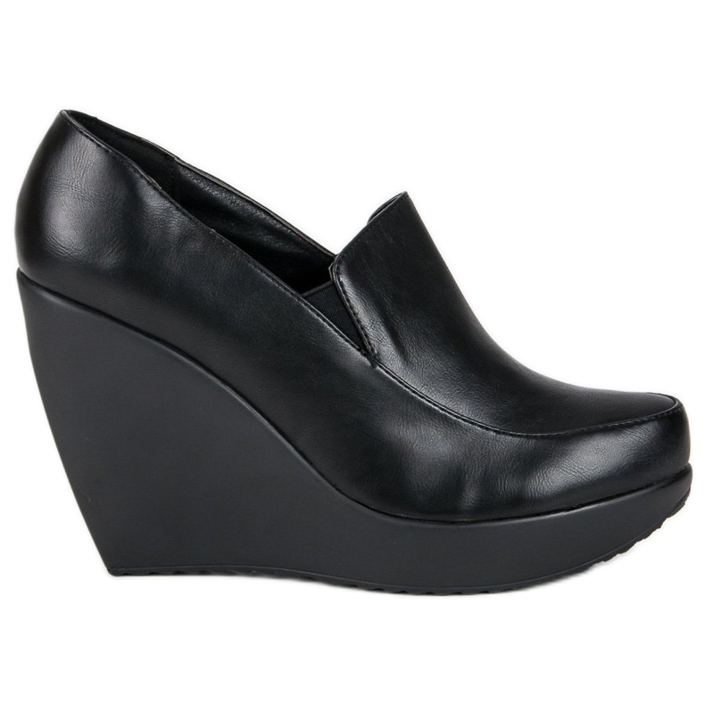 J. Star Schwarze Keilabsätze