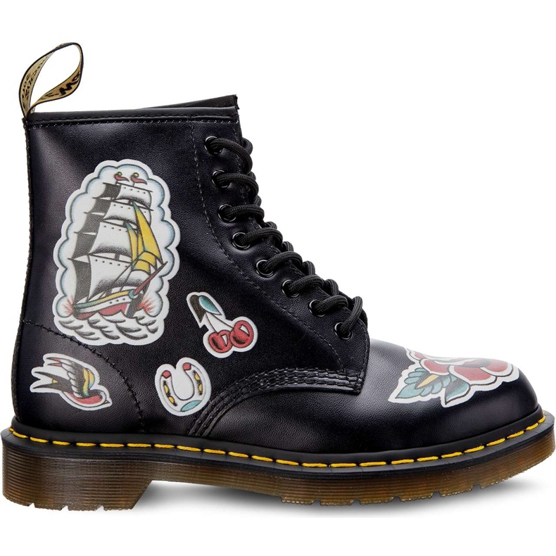 Dr. Martens 1460 Chris Lambert Schwarz Multi Chris Lambert Rückhand