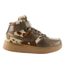 Isolierte Sportschuhe für Kinder k1646103 Bronze braun