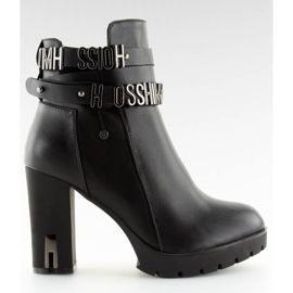 Schwarze Stiefeletten Z122 schwarz