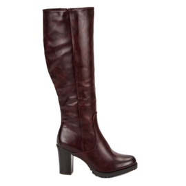 Klassische VINCEZA Stiefel rot