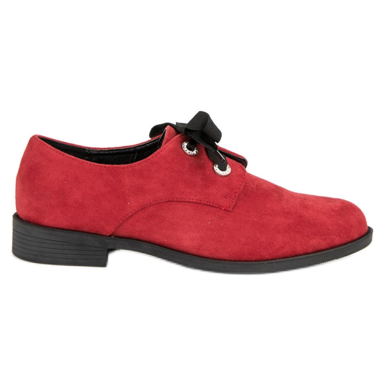 Bestelle Rote Wildlederschuhe