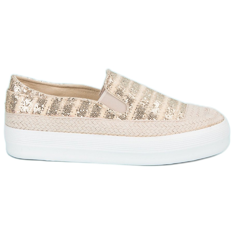 J. Star Goldene Espadrilles-Sneakers