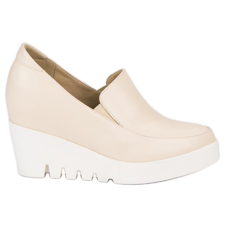 J. Star Elegante Keilschuhe braun