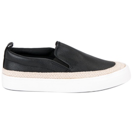 J. Star Slipony Espadrilles schwarz