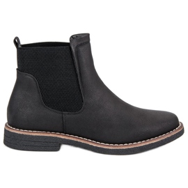 R'S Klassische Jodhpur-Stiefel schwarz
