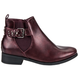 Sweet Shoes Rock-Chelsea-Stiefel rot