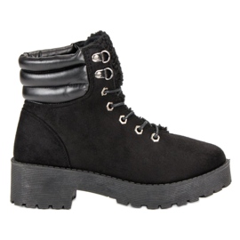 Wildleder-Trapper schwarz