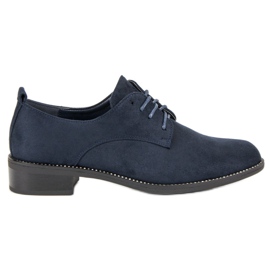 Marquiz Marineblaue Schnürschuhe