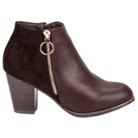 Mannika Herbstbraune Stiefel