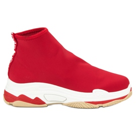 Modische Sportschuhe rot