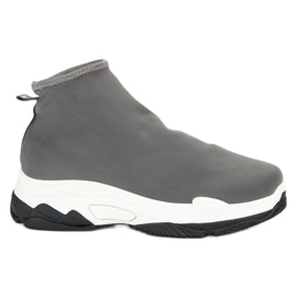 Modische Sportschuhe grau