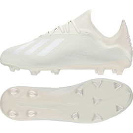 Adidas X 18.2 Fg M DB2181 Fußballschuhe weiß