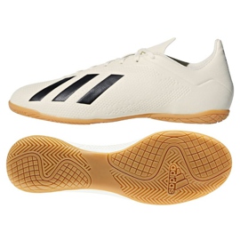 Hallenschuhe adidas X Tango 18.4 In M weiß
