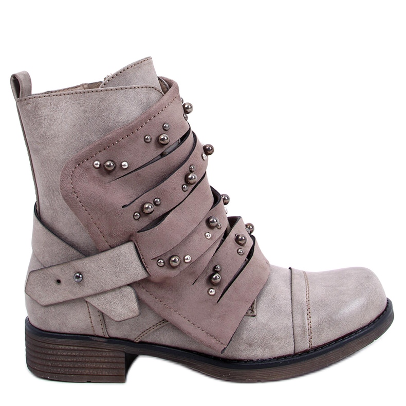 Militärstiefel beige 17103-4 Khaki