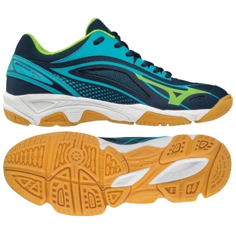 Handballschuhe Mizuno Mirage Star 2 Jr. X1GC170536 blau