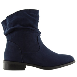 Marineblaue Damenstiefel 1126-PA DK.BLUE navy blau