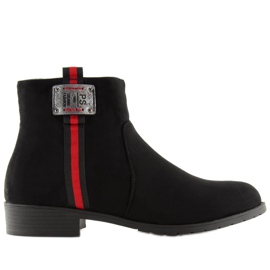 Chelsea-Stiefel aus Wildleder in Schwarz 100-913B0-2 Schwarz