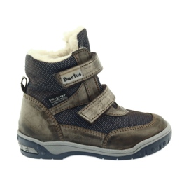 Lederstiefel mit Bartuś -Membranstiefeln beige marineblau