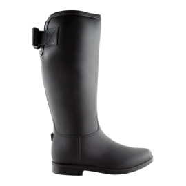 Schwarze Damen Galoschen schwarz D58 Black