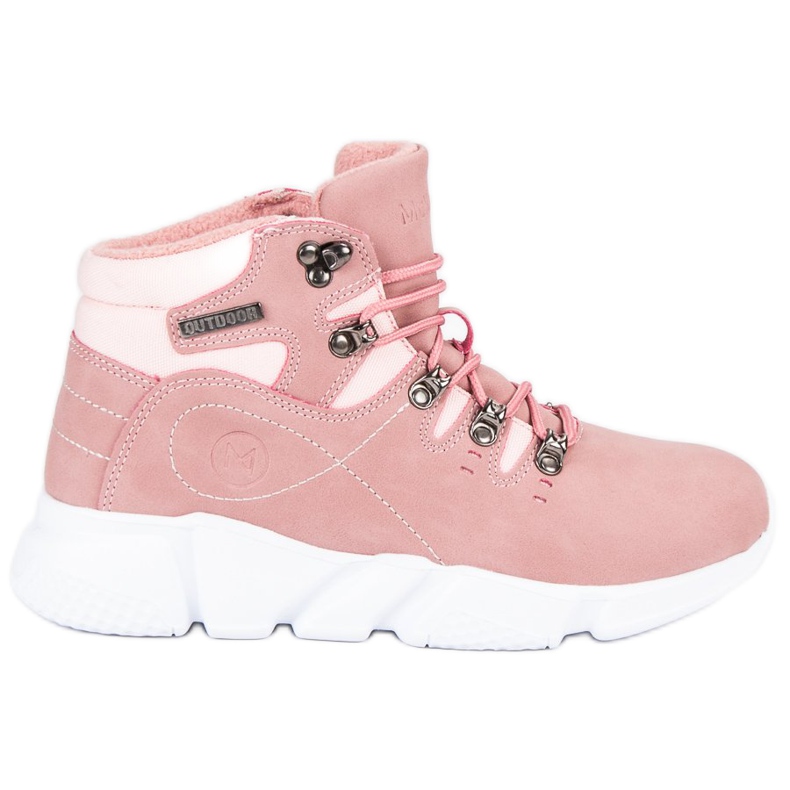 Winter-Mckeylor-Schuhe schwarz rosa