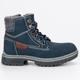 American Club Jungen amerikanische Fallensteller blau