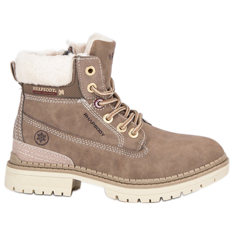 American Club Amerikanische Trapper für Mädchen braun