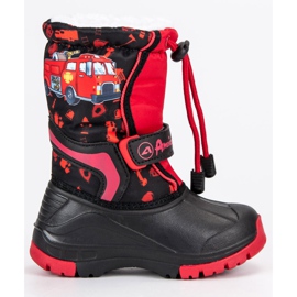 American Club Warme amerikanische Gummistiefel rot