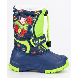 American Club Warme amerikanische Gummistiefel blau