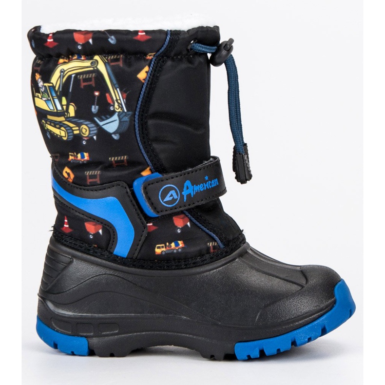 American Club Warme amerikanische Gummistiefel schwarz