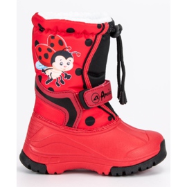 American Club Warme amerikanische Gummistiefel rot