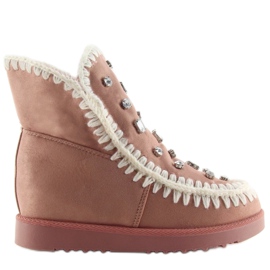 Rosa Stiefeletten rosa DD62P Rosa