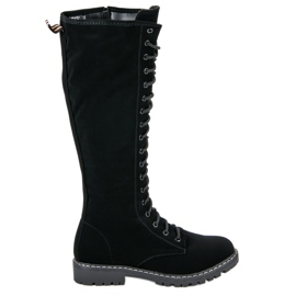 Seastar Damen Schnürstiefel schwarz