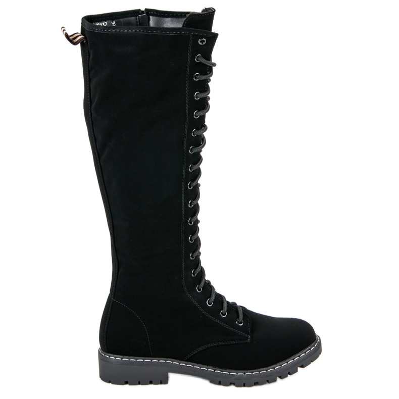 Seastar Damen Schnürstiefel schwarz